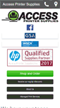 Mobile Screenshot of accessprintersupplies.com